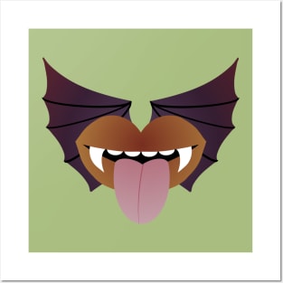 A Vampire's Kiss - BROWN BAT Posters and Art